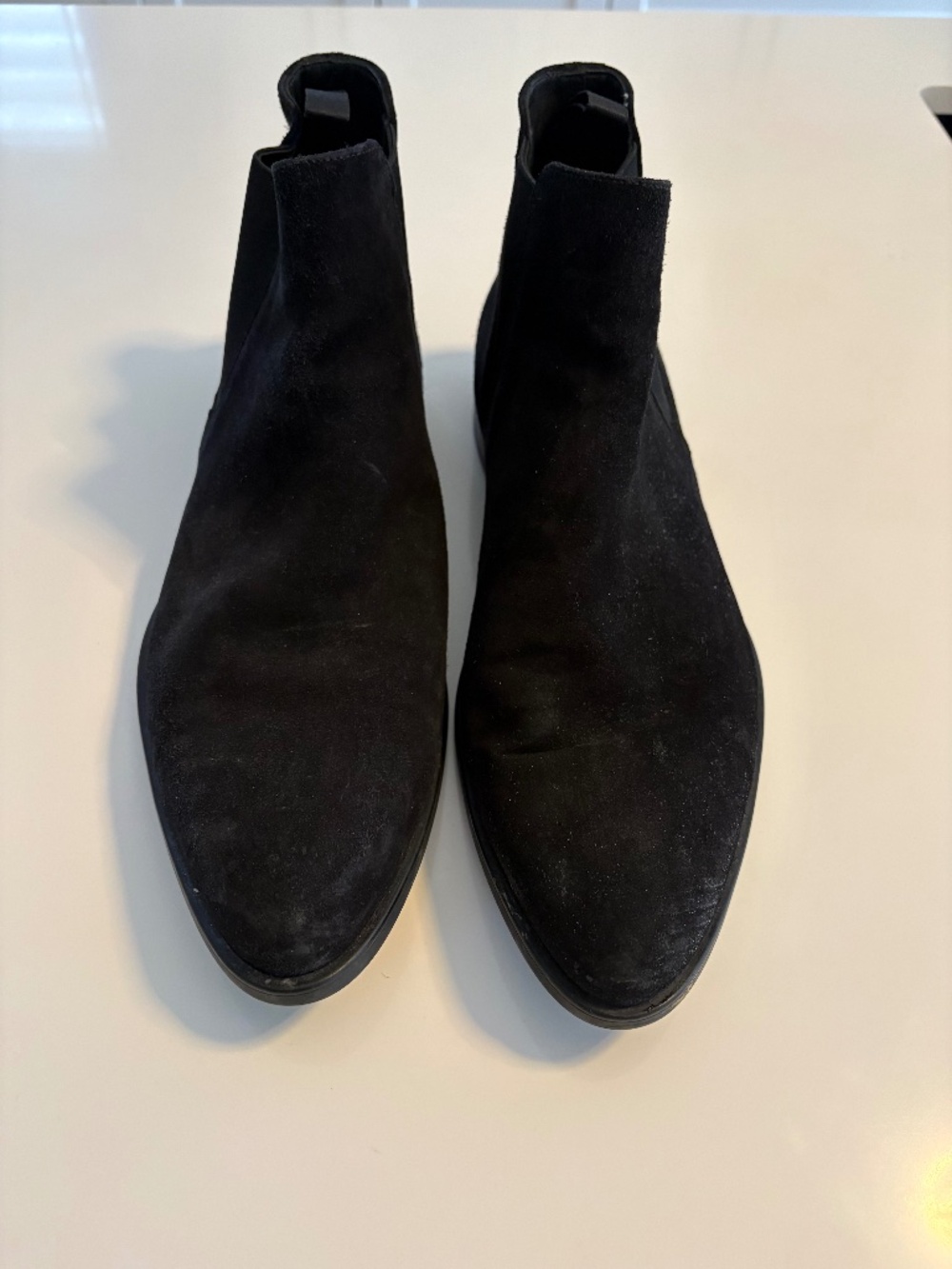 Prada ankle suede boots
